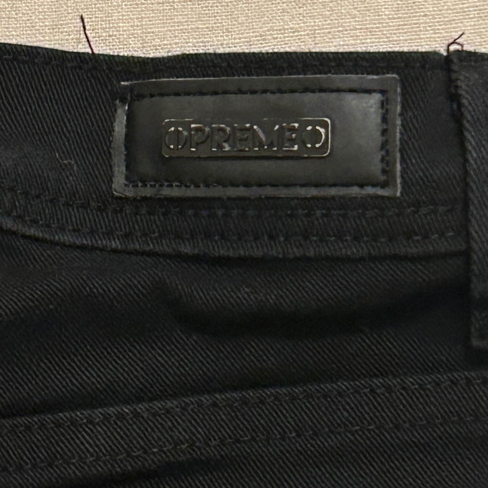 Preme Men's Black Slim Jeans with Skull Design - Picture 8 of 8